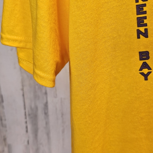 Men's Stadium I Was There! Graphic T-Shirt Size XL Yellow Green Bay Minnesota - Picture 5 of 10